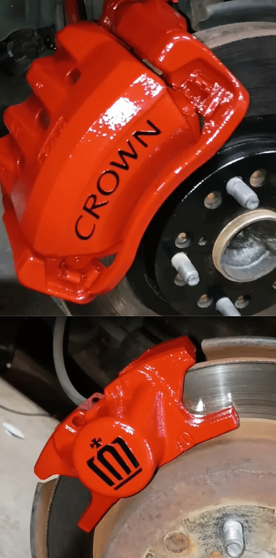 JZS171 Toyota Crown Athlete V - Brake Caliper Decal Set
